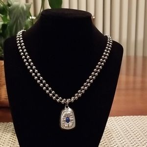 Double beaded necklace